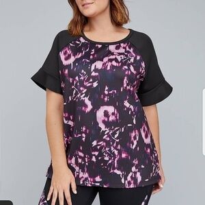 Lane Bryant Scuba Raglan Active Top 18